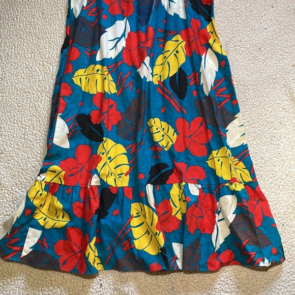 Island Vibrations Made in Hawaii Vintage Cotton MuMu Dress - Picture 3 of 8